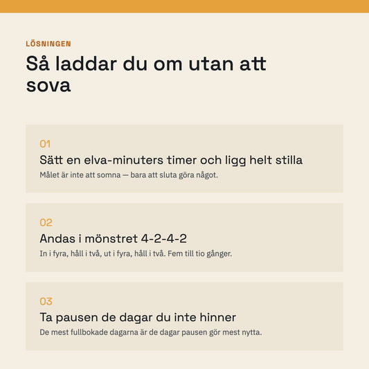 Vila utan sömn