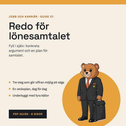 Redo för lönesamtalet?