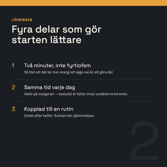 Träna igång efter en paus