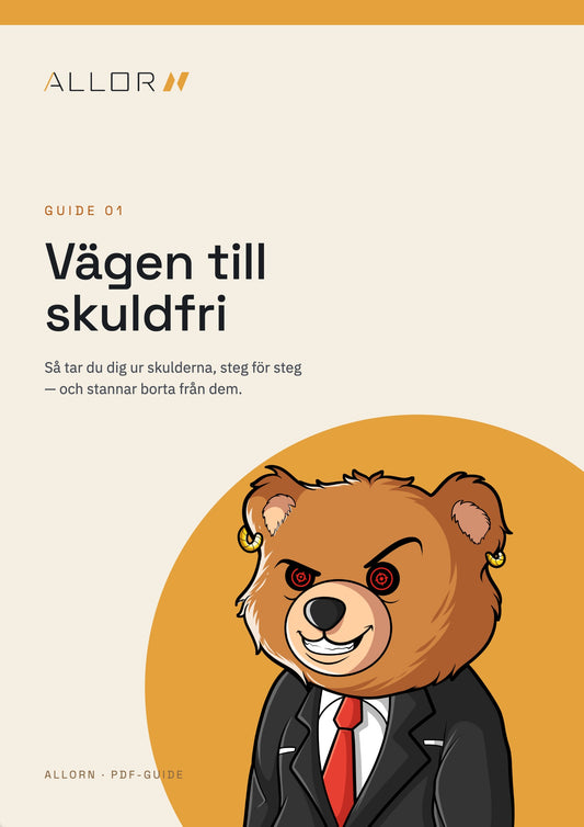 Skuldfri — Din 3-stegsplan ut ur skulder
