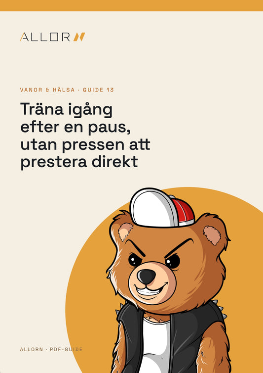 Träningen efter en paus kan kännas tuft!